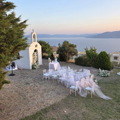 20260718_202913 Wedding ceremony at the chapel of Villa Archangelos in Aegina with sea views