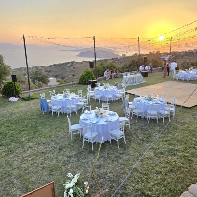 20260718_202917 Wedding reception at Villa Archangelos in Aegina overlooking the sea at sunsetWedding reception at Villa Archangelos in Aegina overlooking the sea at sunset