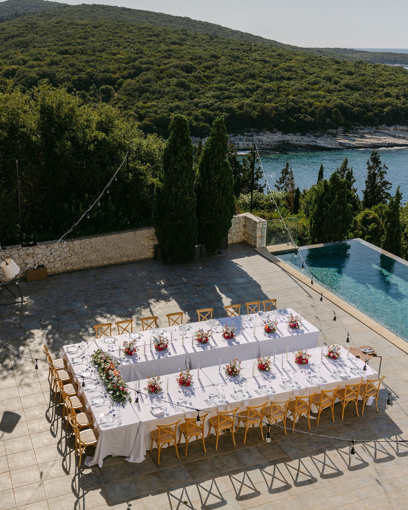 wedding with a sea view in Kefalonia