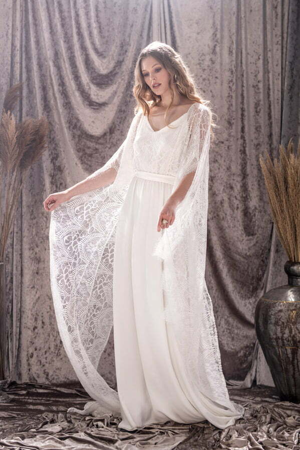 Elegant Wedding Gown Greece