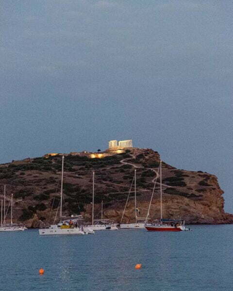 wedding in sounio