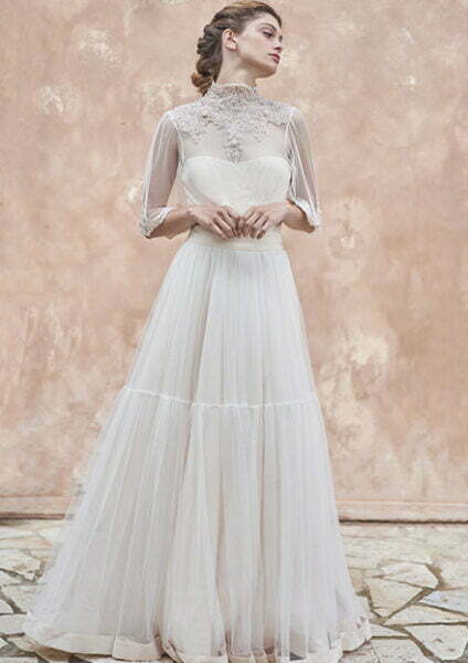 Romantic Wedding Dress Greece