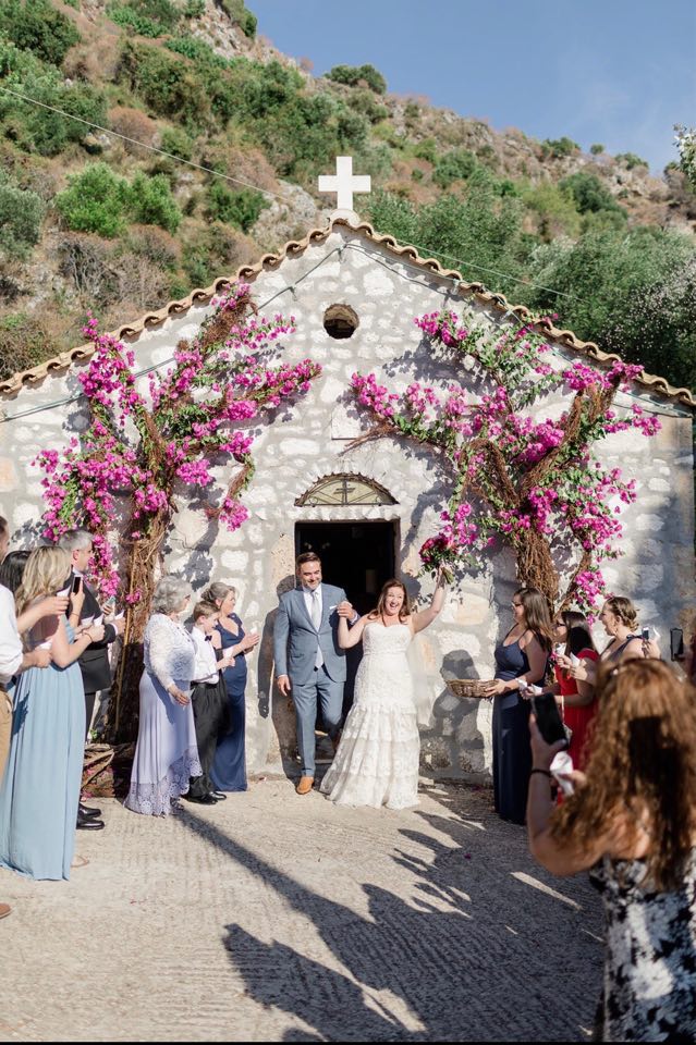 A Bougainvillea theme Wedding in Kefalonia Island