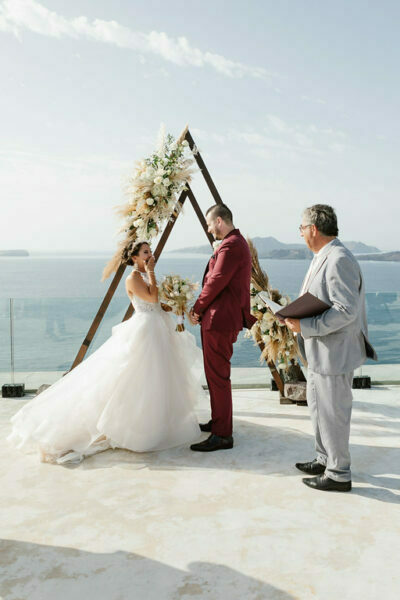 wedding akrotiri santorini irina spirou weddingingreece 1